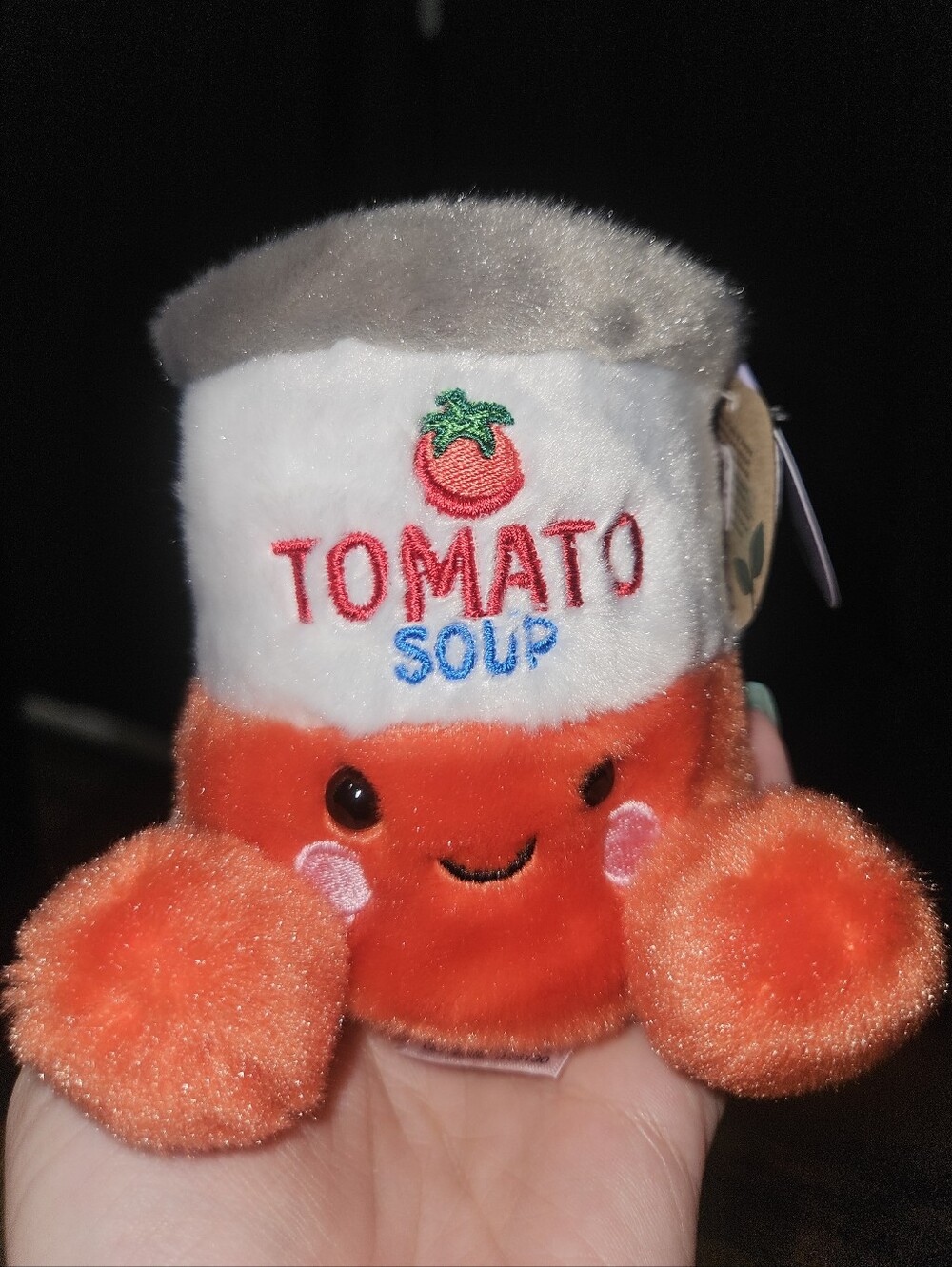 NWT Andy The Tomato Soup Can Palm Pals Cravings Plush
